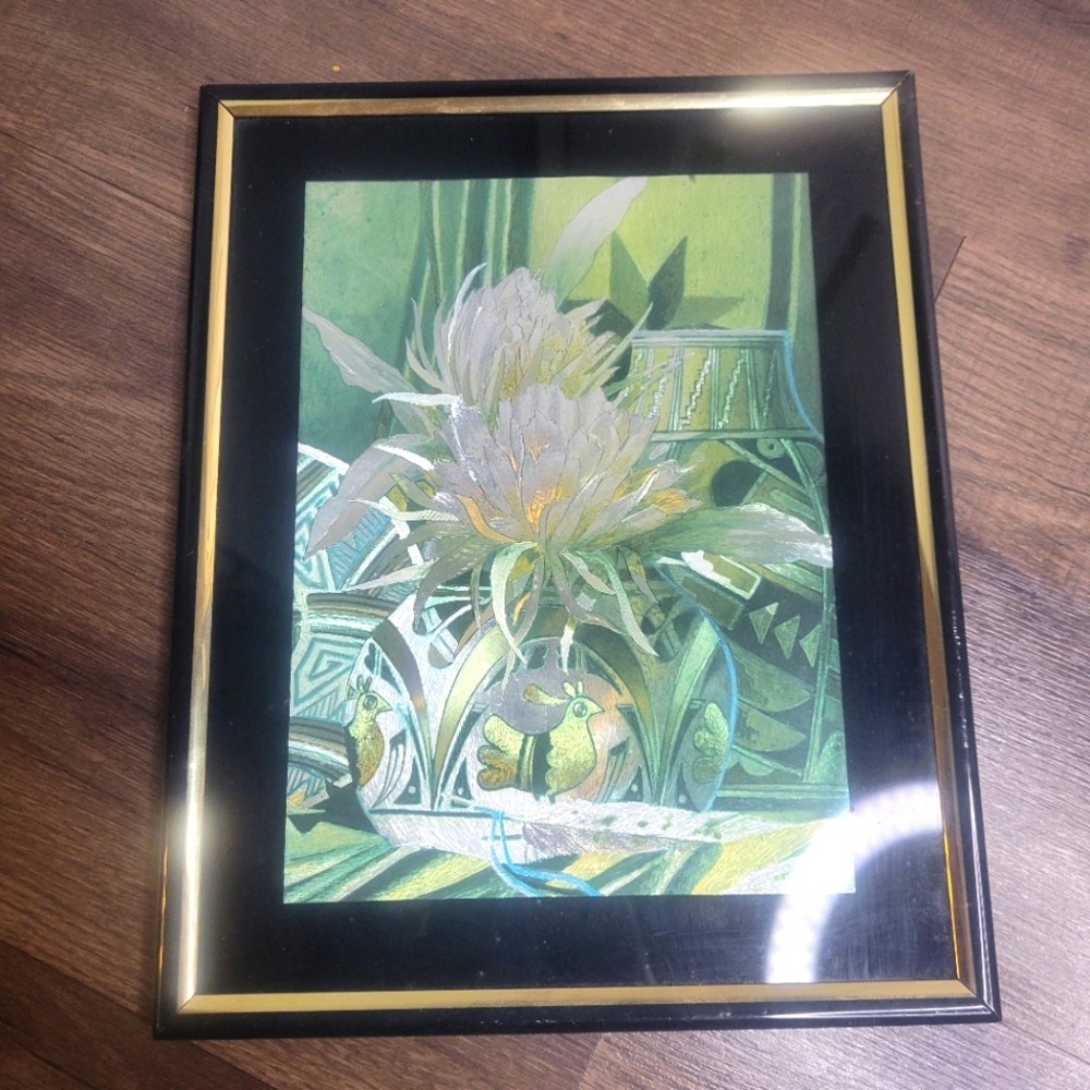 Southwestern Foil Art Set T Coleman Style Foil Art Prints Vintage